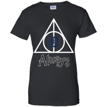 Load image into Gallery viewer, Deathly Hallows For Detroit Tigers And Harry Potter Fans T-Shirt For Women
