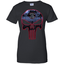 Load image into Gallery viewer, Toronto Raptors Basketball The Punisher Skull T-Shirt For Women