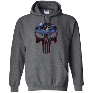 Arizona Coyotes Hockey The Punisher Skull Hoodie Shirt