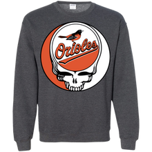 Load image into Gallery viewer, Baltimore Orioles Baseball Grateful Dead Steal Your Face Sweatshirt