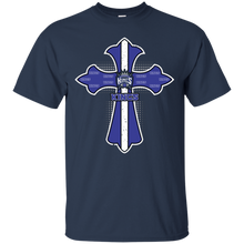 Load image into Gallery viewer, Cross Shirt For Jesus And Sacramento Kings Fans T - Shirt For Men