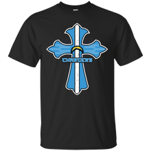 Load image into Gallery viewer, Cross Shirt For Jesus And Los Angeles Chargers Fans T - Shirt For Men