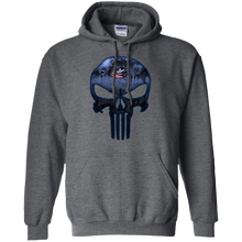 Load image into Gallery viewer, Columbus Blue Jackets Hockey The Punisher Skull Hoodie Shirt