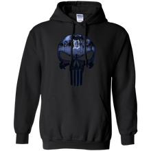 Load image into Gallery viewer, Detroit Tigers Baseball The Punisher Skull Hoodie Shirt