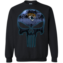 Load image into Gallery viewer, Jacksonville Jaguars Football The Punisher Skull Sweatshirt