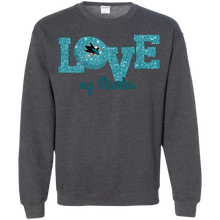 Load image into Gallery viewer, Glitter Love For San Jose Sharks Fans Sweatshirt