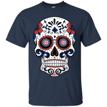 Load image into Gallery viewer, Chicago Cubs Sugar Skull T - Shirt For Men