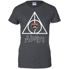 Load image into Gallery viewer, Deathly Hallows For Florida Panthers And Harry Potter Fans T-Shirt For Women