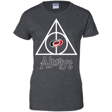 Load image into Gallery viewer, Deathly Hallows For Carolina Hurricanes And Harry Potter Fans T-Shirt For Women