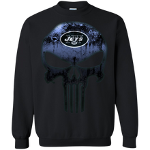 Load image into Gallery viewer, New York Jets Football The Punisher Skull Sweatshirt