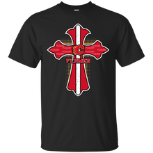 Load image into Gallery viewer, Cross Shirt For Jesus And Calgary Flames Fans T - Shirt For Men