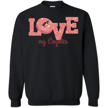 Load image into Gallery viewer, Glitter Love For Arizona Coyotes Fans Sweatshirt