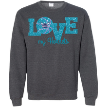Load image into Gallery viewer, Glitter Love For Charlotte Hornets Fans Sweatshirt