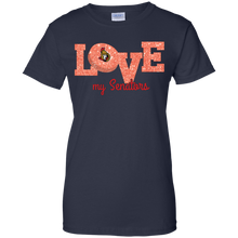 Load image into Gallery viewer, Glitter Love For Ottawa Senators Fans T-Shirt For Women