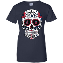Load image into Gallery viewer, Los Angeles Angels Sugar Skull T-Shirt For Women