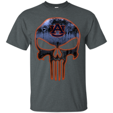 Load image into Gallery viewer, Auburn Tigers Football The Punisher Skull T - Shirt For Men